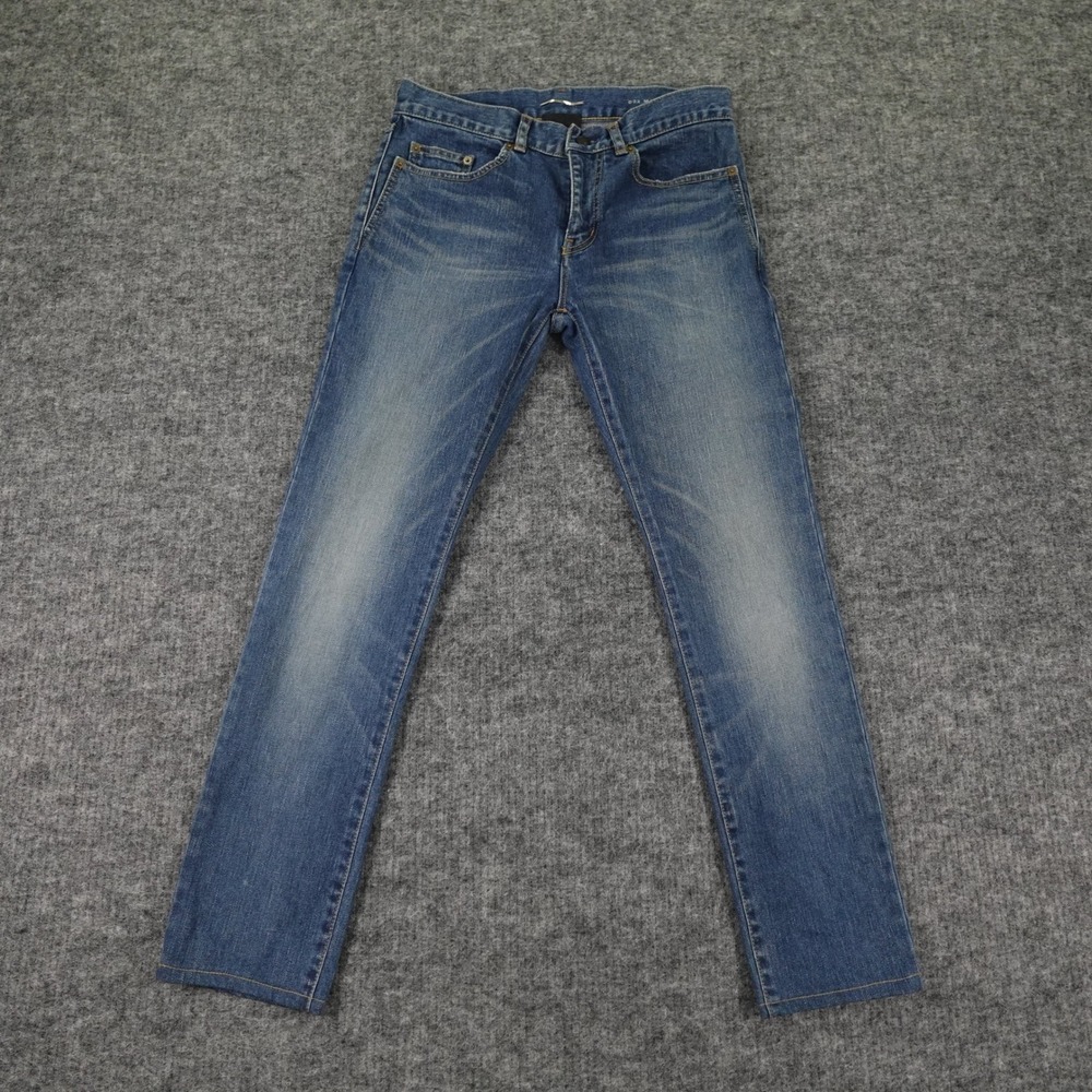 Saint Laurent Paris D02 M/SK-LW Skinny Jeans Men's 29 Made in Japan Blue‎ Denim